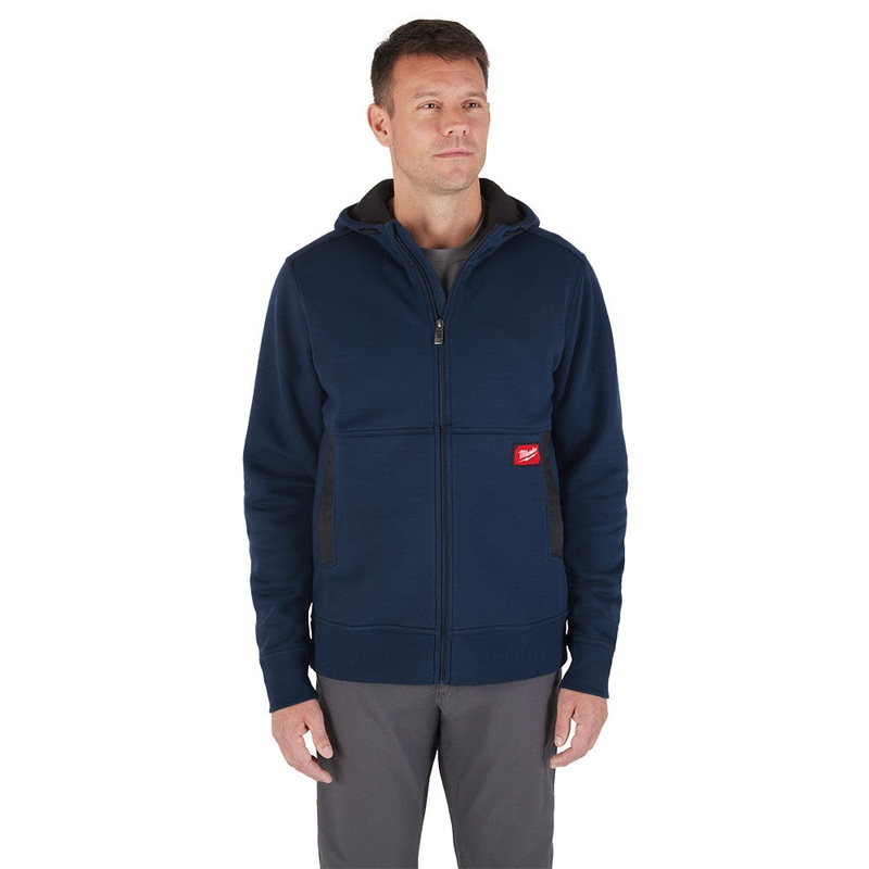 Milwaukee M250U GRIDIRON Full-Zip Hoodie – Navy