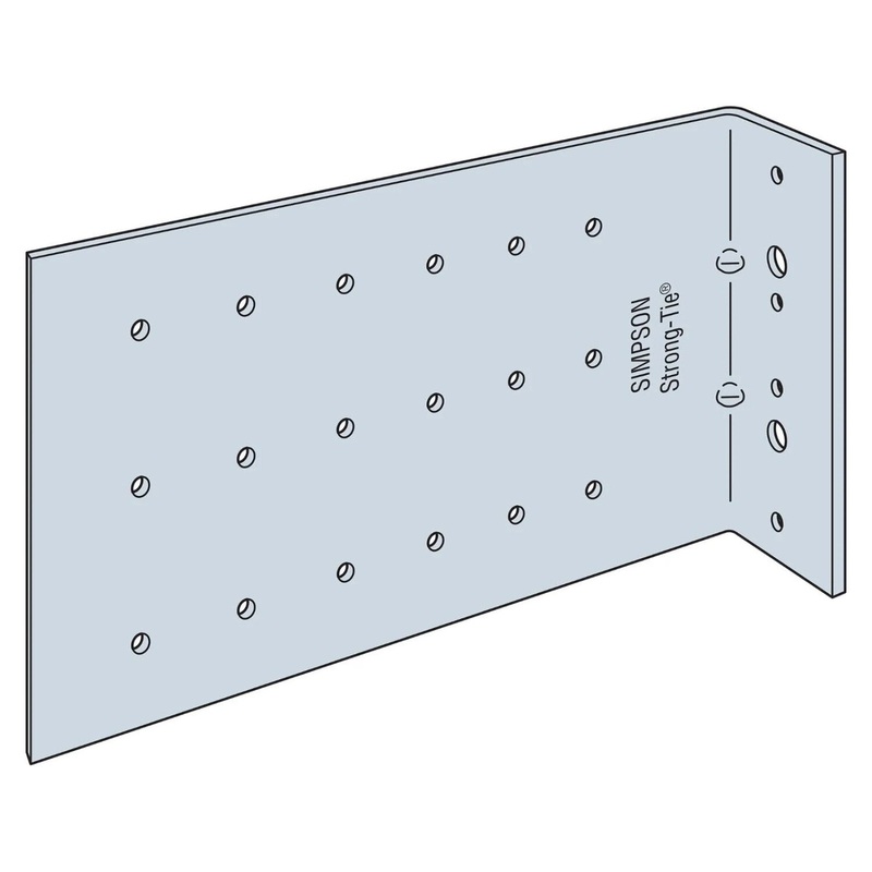 Simpson Strong-Tie FC82-5/118-R25 (2 x 8 x 5 10-Gauge) Fixed-Clip Bypass Framing Connector (25 Pack)