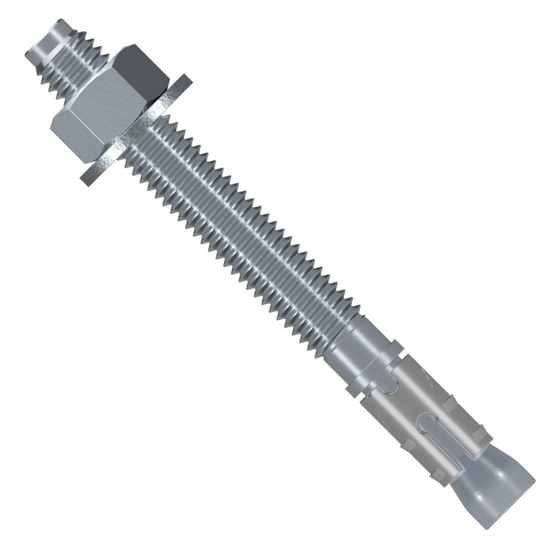 Simpson Strong-Tie STB2-504344SS (1/2 x 4-3/4) Strong-Bolt 2 Wedge Anchor Type 304 Stainless-Steel (25 Pack)
