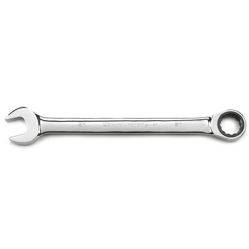 GearWrench 9042 1-1/2 72-Tooth 12 Point Ratcheting Combination Wrench