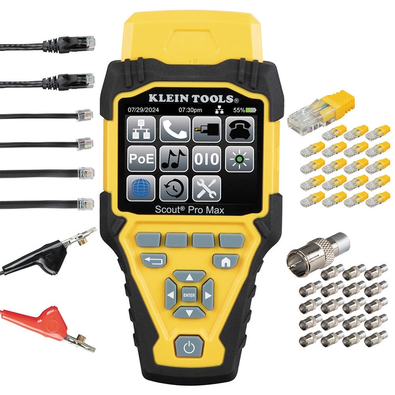 Klein VDV501770 Scout Pro Max Network Cable Tester With Remote Set