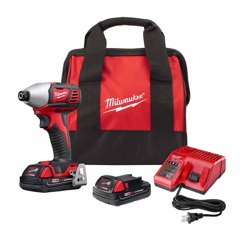 Milwaukee 2657-22CT M18 2-Speed 1/4 Hex Impact Driver Kit