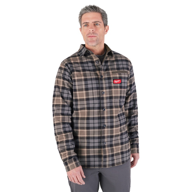 Milwaukee M551G GRIDIRON Flannel Shirt – Gray