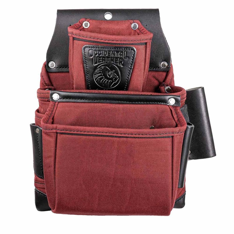 Occidental Leather R8060 OxyLights 3 Pouch Fastener Bag – Red & Black