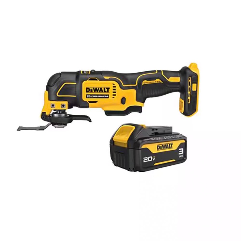 DeWalt DCS354PK 20V MAX Oscillating Tool Kit with 3Ah Battery