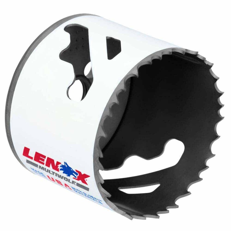 Lenox 3004343L LENOX Bi-Metal Speed Slot Hole Saw With T3 Technology, 2-11/16