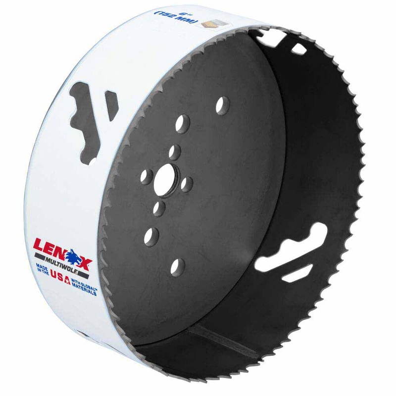 Lenox 3009696L LENOX Bi-Metal Speed Slot Hole Saw With T3 Technology, 6, Red