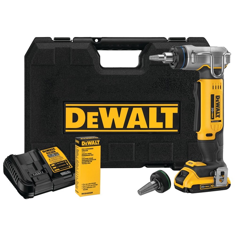 DeWalt DCE400D1 20V MAX Pex Expansion Tool Kit (1/2 & 3/4)