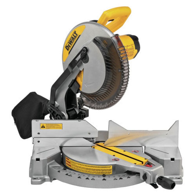 DeWalt DWS715 15Amp 12 Compound Single Bevel Miter Saw (IEC Compliant)