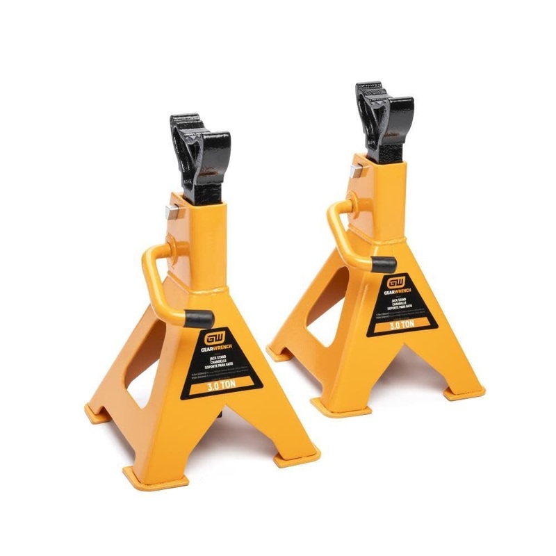 GearWrench GWJS3T 3 Ton Ratcheting Jack Stand – 2 Per Pack