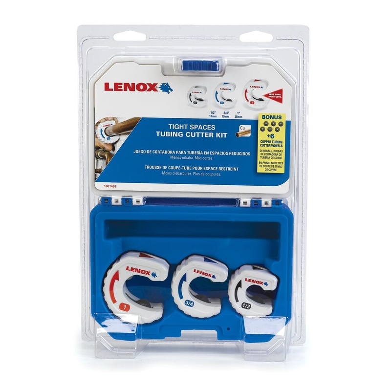 Lenox 14833TSK 3 pc 1/2, 3/4 and 1 Tight Space Tubing Cutters Kit