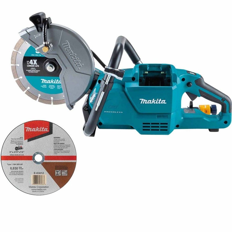 Makita GEC03Z 40V max XGT Brushless Cordless 9 Power Cutter, with AFT, Electric Brake (Tool Only)