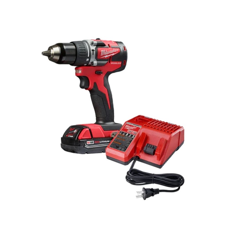 Milwaukee 2802-21CT M18 Compact Brushless 1/2 Drill Driver Kit