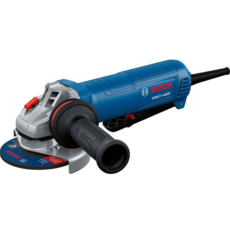 Bosch GWS11-450P 4-1/2 Ergonomic Angle Grinder with No Lock-On Paddle Switch