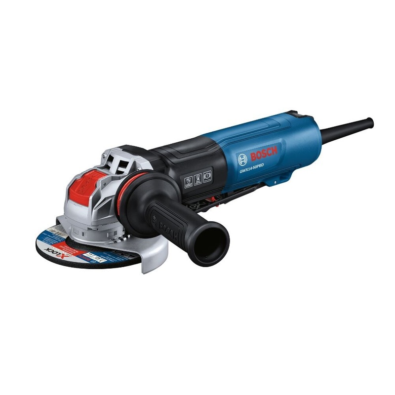 Bosch GWX14-50PBD 5 X-LOCK Angle Grinder with Brake and No Lock-On Paddle Switch