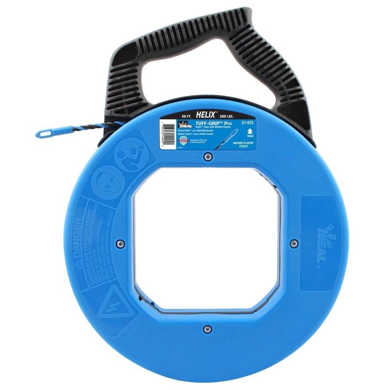 Ideal 31-075 Fish Tape, 50′ Helix, Molded Tip