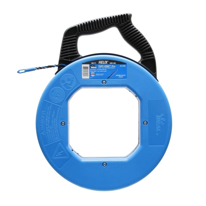 Ideal 31-076 Fish Tape, 100′ Helix, Molded Tip
