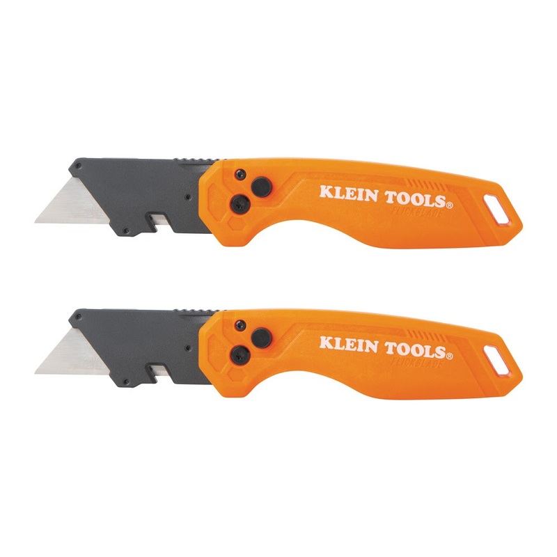 Klein 44313 Folding Utility Knife, 2-Pack