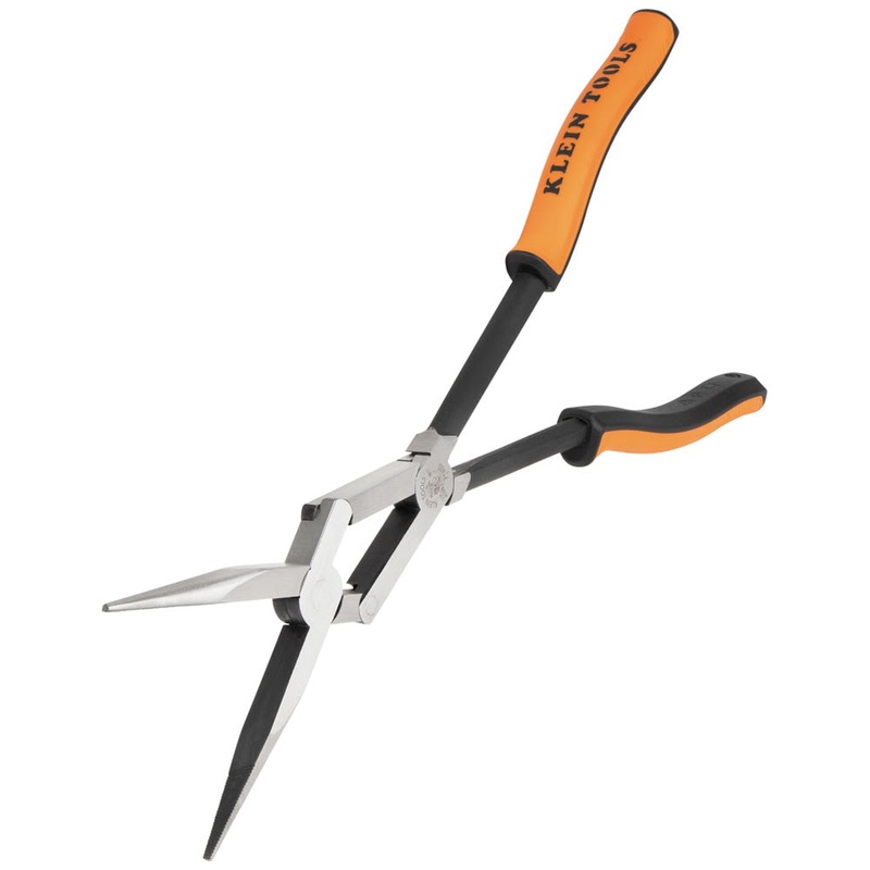 Klein 71400 Pliers, Long Reach Needle Nose Pliers, Straight Nose, 13