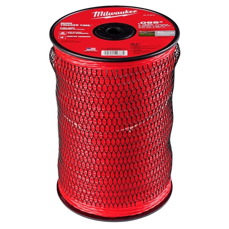 Milwaukee 49-16-2813 Milwaukee .095 x 1250′ (5 lbs.) Twisted Trimmer Line