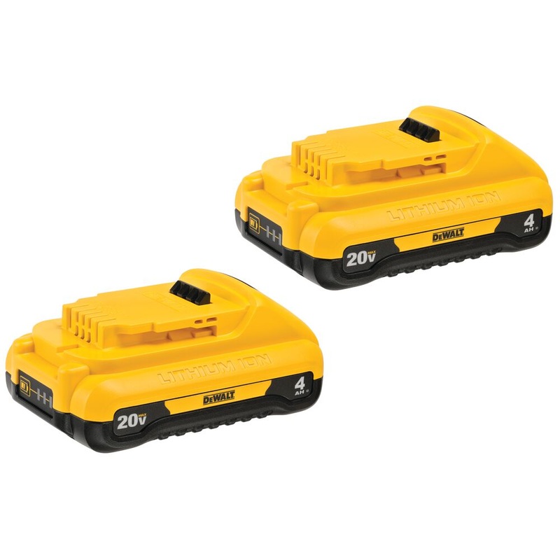 DeWalt DCB240-2 4Ah Compact Lithium Ion Battery – 2 pack