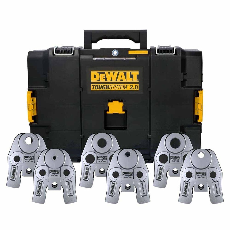 DeWalt DCE214K Dewalt 1/4 To 7/8 Compact Nibco Pressacr Press Jaw Kit