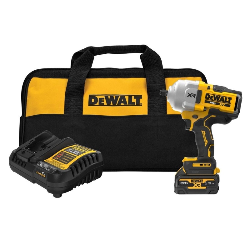 DeWalt DCF961GP1 20V MAX* XR Brushless Cordless 1/2  High Torque Impact Wrench with Hog Ring Anvil Kit