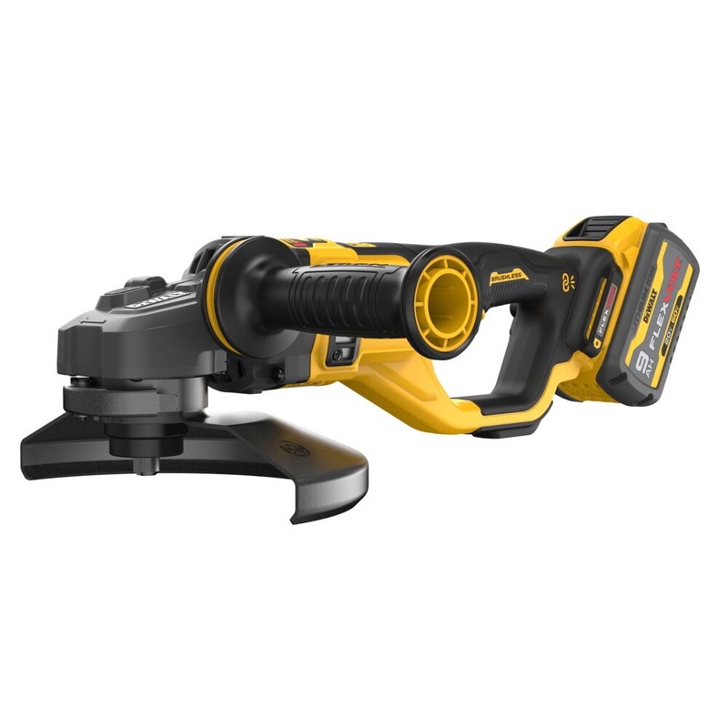 DeWalt DCG460X2 60V Cordless 7-9 Large Angle Grinder Kit