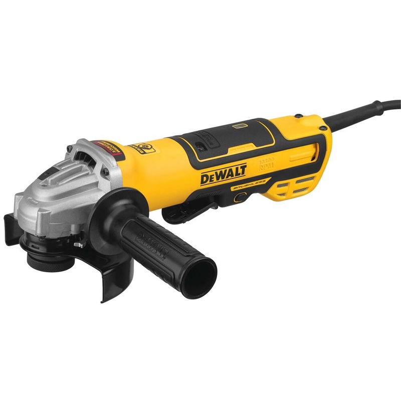 DeWalt DWE43214 5 Brushless Paddle Switch Small Angle Grinder