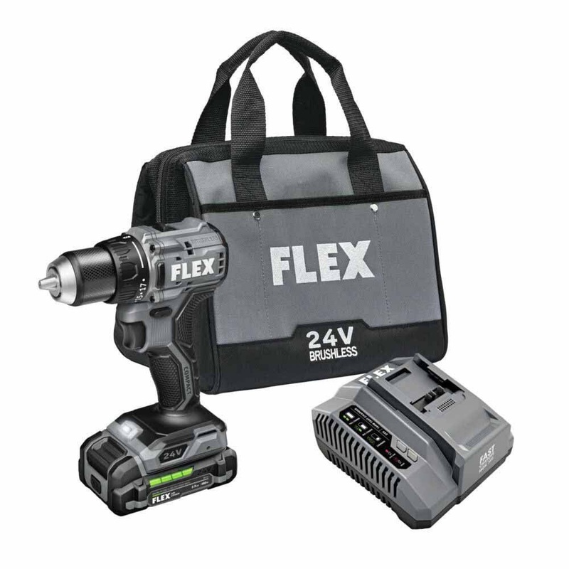 Flex FX1131-1A 1/2 2 Speed Compact Drill Driver Kit