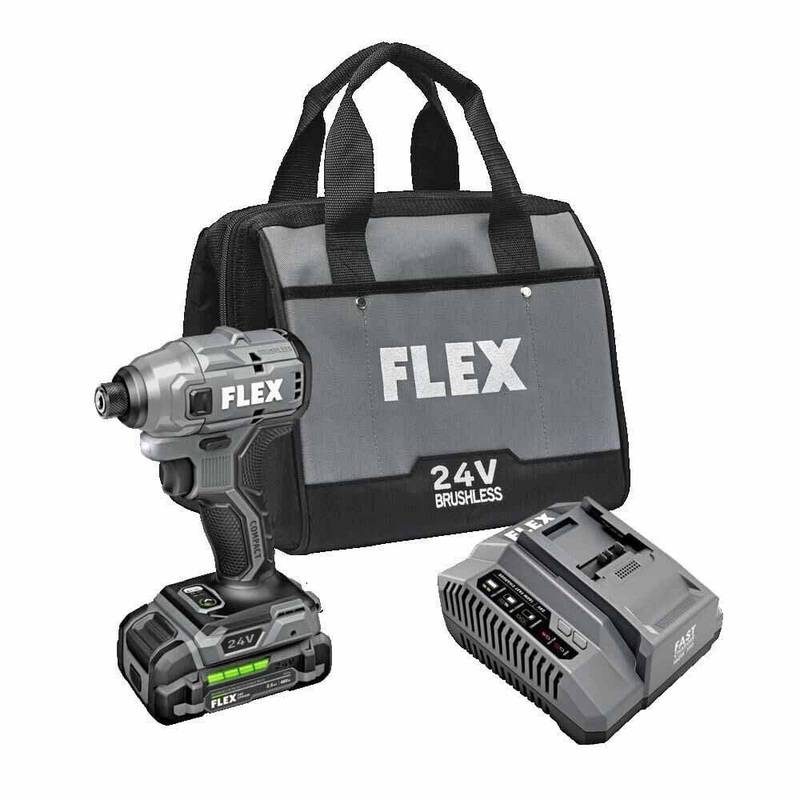 Flex FX1331-1A 1/4 Hex Compact Impact Driver Kit
