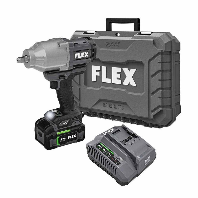 Flex FX1471-1C 24V 1/2 High Torque Impact Wrench kit
