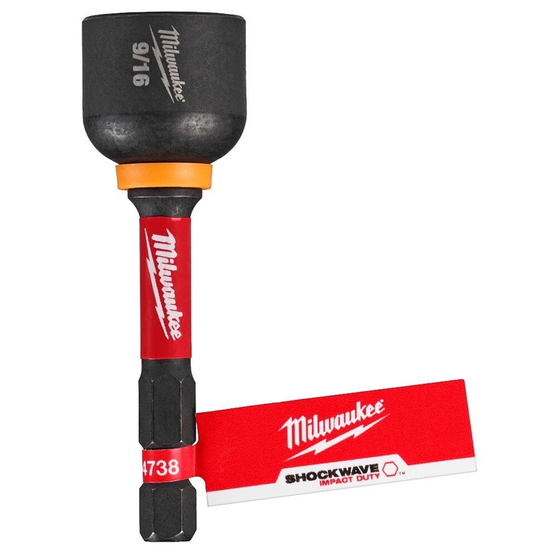 Milwaukee 49-66-4738 SHOCKWAVE Impact Duty 9/16 x 2-9/16 Magnetic Nut Driver