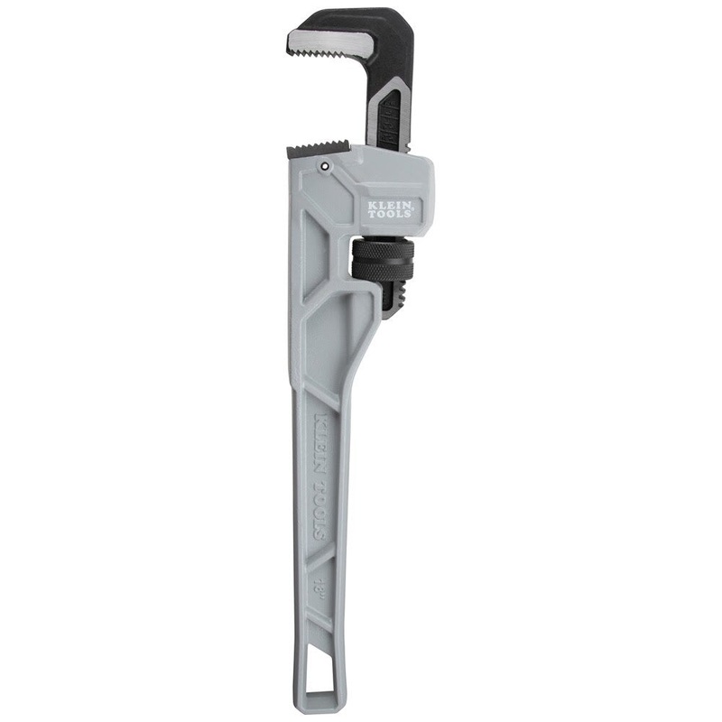 Klein 68225 Adjustable Cast Aluminum Pipe Wrench, 18