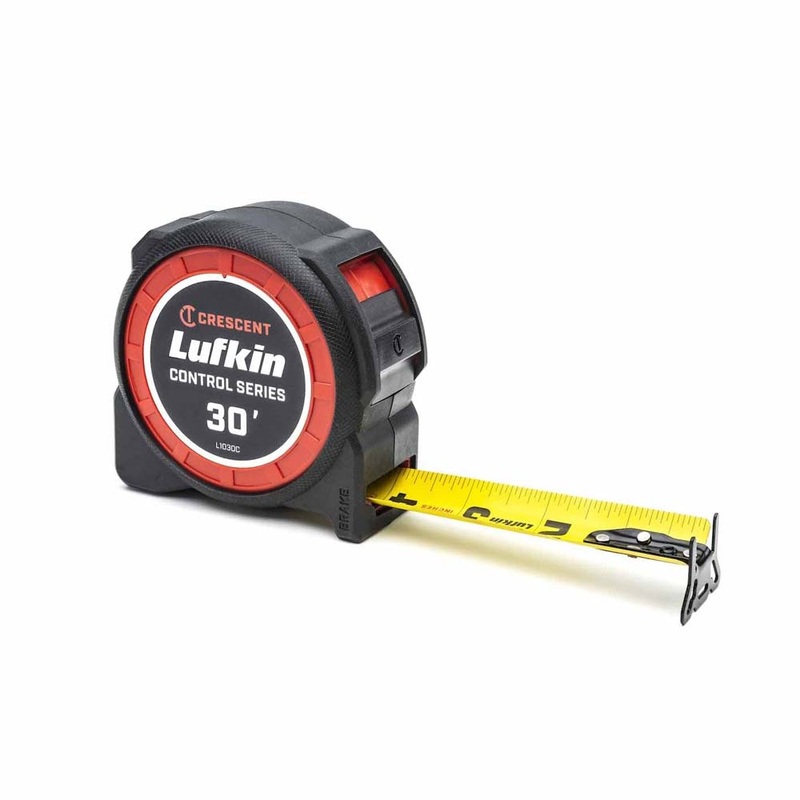 Lufkin L1030C-02 1-3/16 x 30′ Control Series Yellow Clad Tape Measure