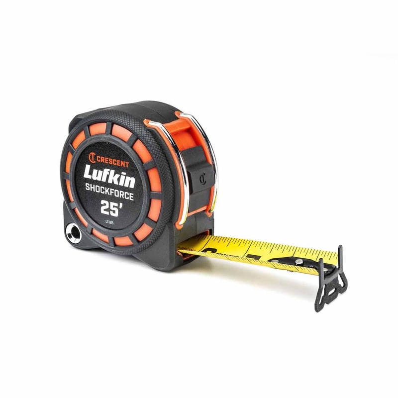Lufkin L1125-02 1-3/16 x 25′ Shockforce G1 Dual Sided Tape Measure