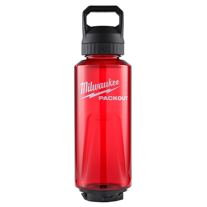 Milwaukee 48-22-8373R PACKOUT 48oz Bottle with Chug Lid – Red