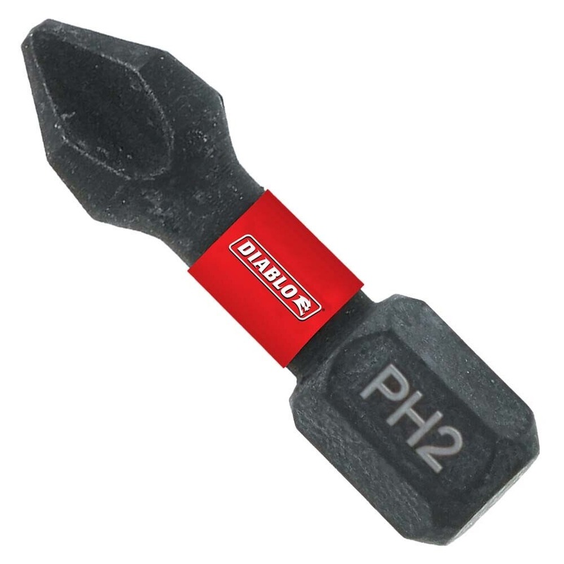 Diablo DPH21B 1 in. #2 Phillips Drive Bit – Extreme Durability and Long Life