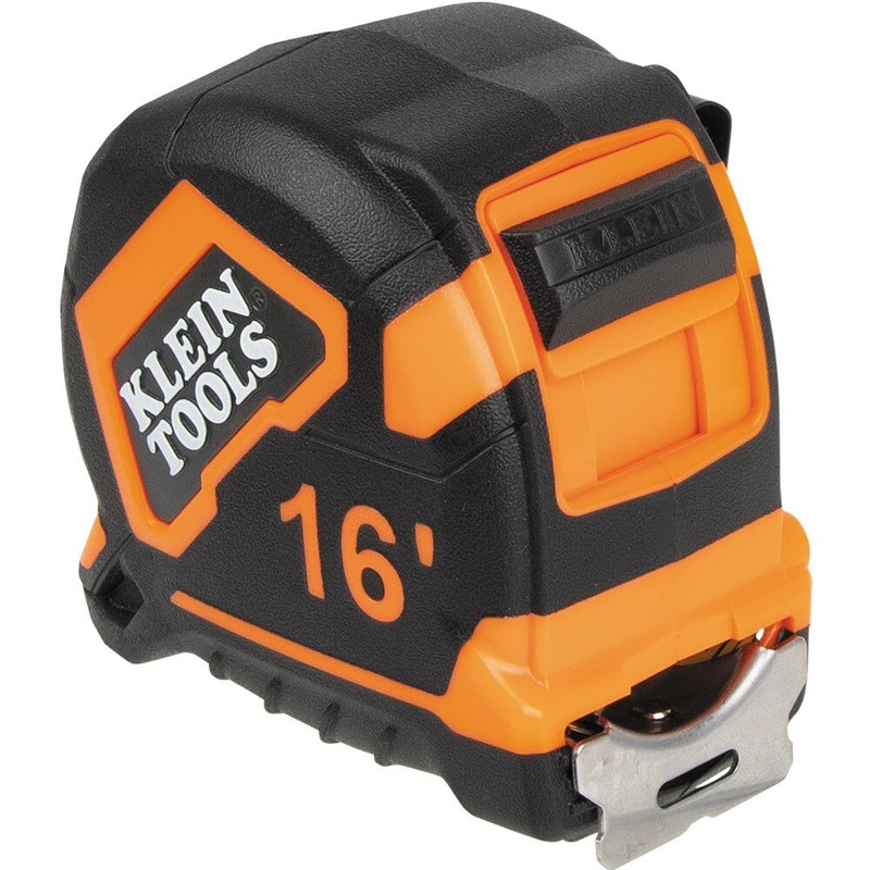 Klein 91616 Tape Measure, 16′ Single-Hook