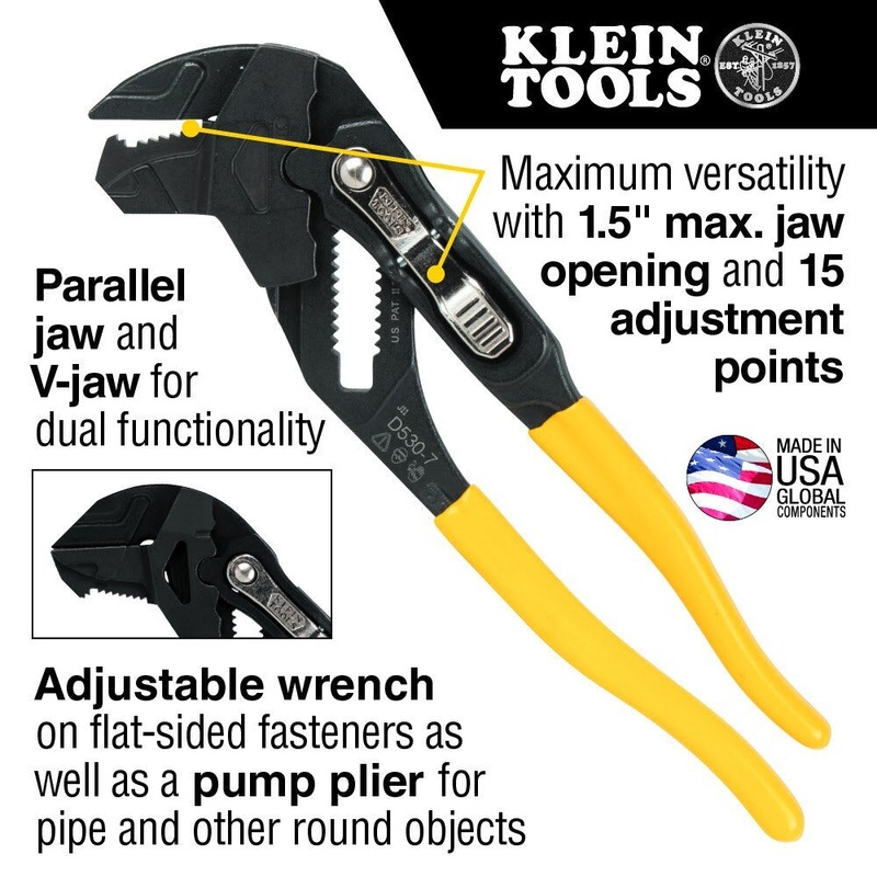 Klein D53002KIT Plier Wrench Set, 2-Piece