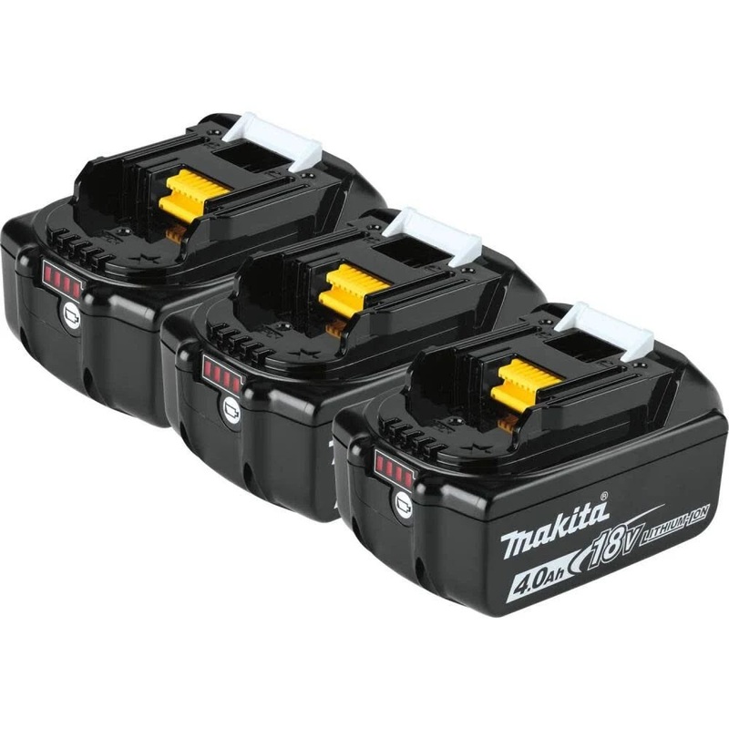 Makita BL1840B-3 18V LXT Lithium-Ion 4.0Ah Battery, 3/pk