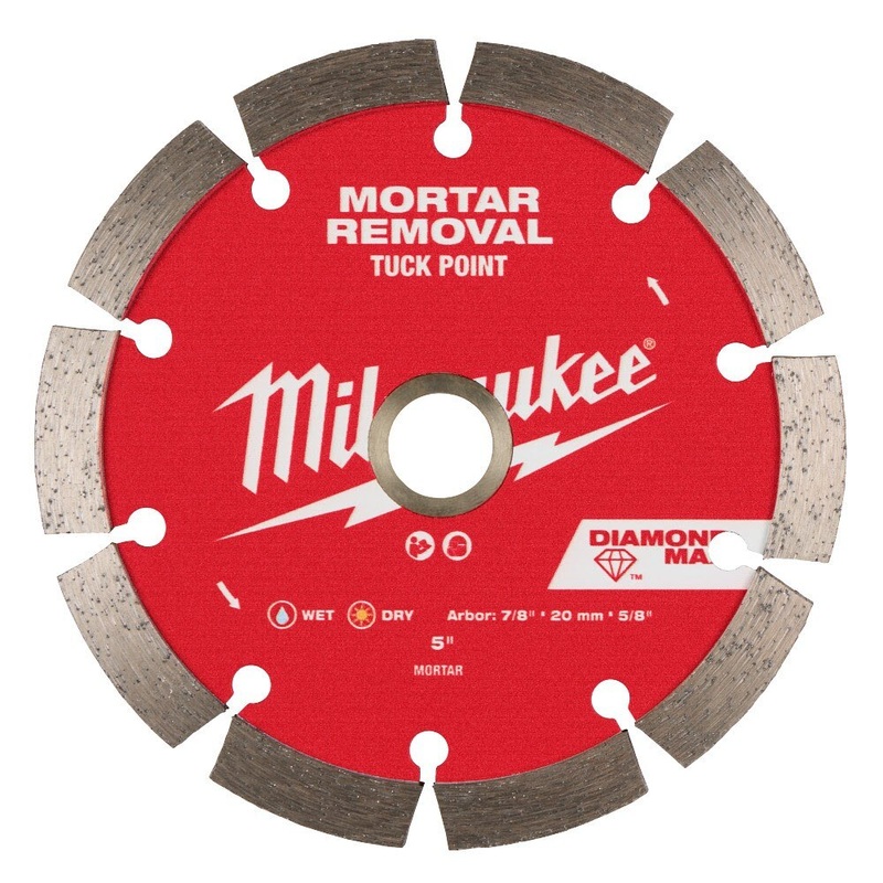 Milwaukee 49-93-7406 5 DIAMOND MAX Tuck Point Diamond Blade