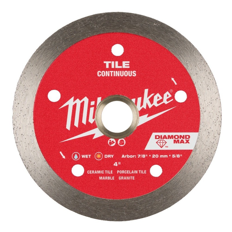 Milwaukee 49-93-9202 4 DIAMOND MAX Continuous, Tile Diamond Blade