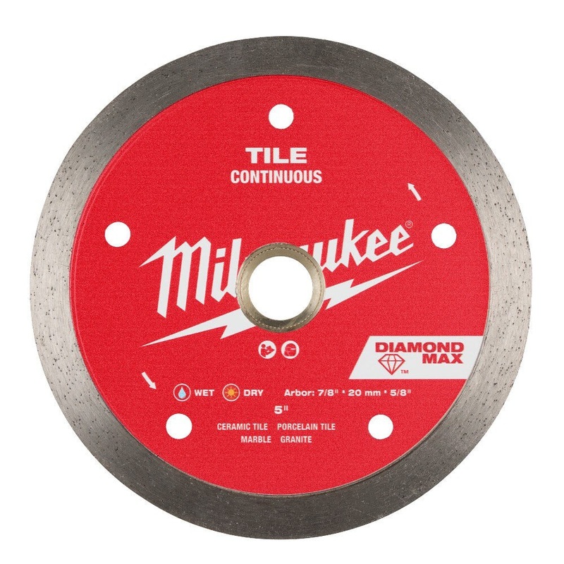 Milwaukee 49-93-9205 5 DIAMOND MAX Continuous, Tile Diamond Blade