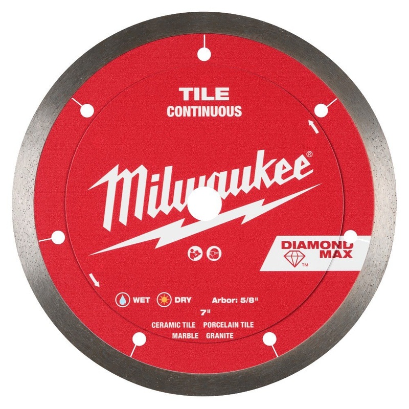 Milwaukee 49-93-9207 7 DIAMOND MAX Continuous, Tile Diamond Blade