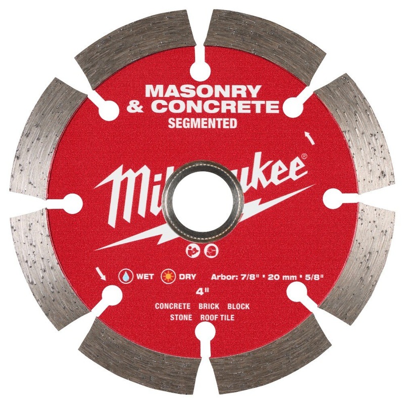 Milwaukee 49-93-9302 4 Segmented Masonry & Concrete Diamond Blade