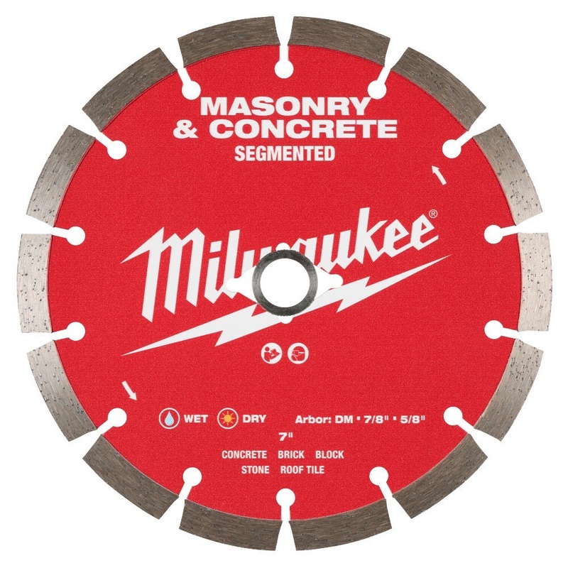 Milwaukee 49-93-9307 7 Segmented Masonry & Concrete Diamond Blade