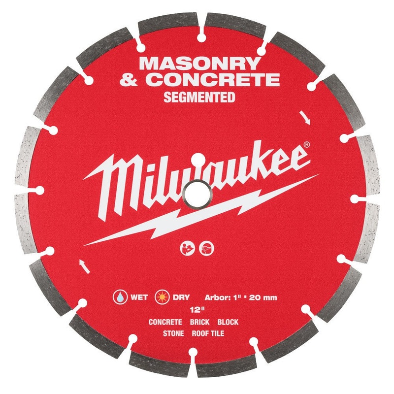 Milwaukee 49-93-9312 12 Segmented Masonry & Concrete Diamond Blade