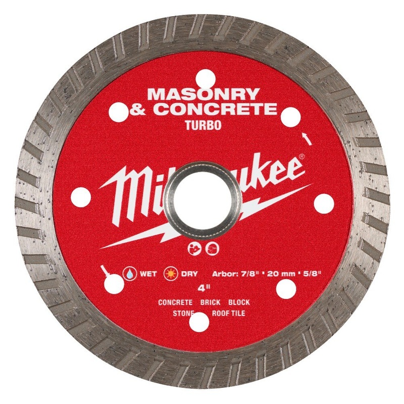Milwaukee 49-93-9402 4 Turbo Masonry & Concrete Diamond Blade