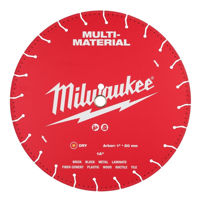 Milwaukee 49-93-9614 14 Multi-Material Diamond Blade